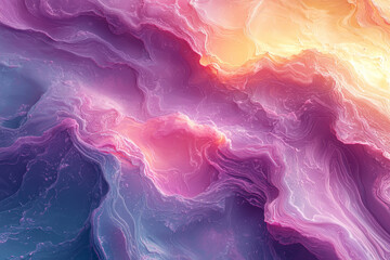 Poster - a seamless animation of fluid, shifting colors that create a calming and hypnotic atmosphere. concep