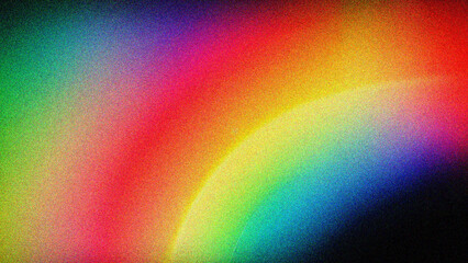 Poster - Grain Texture Gradient abstract rainbow background