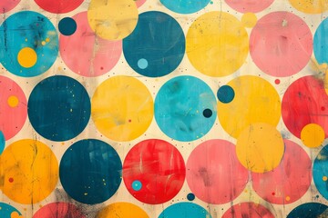 Poster - Spotlight on Style A Polka Dots Background