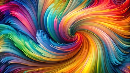 design, artistic, background, motion, brush,Color, dynamic, wave, concept, texture, swirl, ribbon, artistic, Abstract colorful brushstroke paint swirling on an asymmetrical background