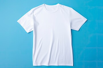 plain white t-shirt isolated, one color background with generative ai