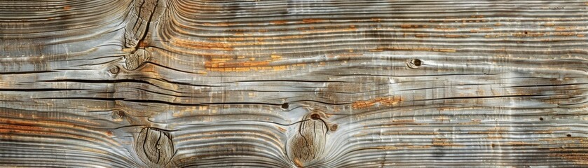 Weathered Wooden Plank Texture Background