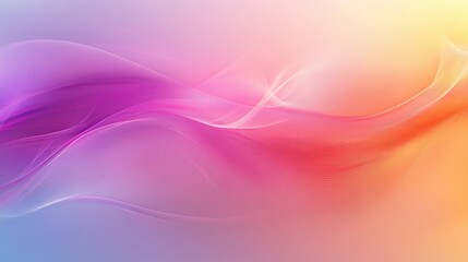 Poster - Abstract Colorful Waves