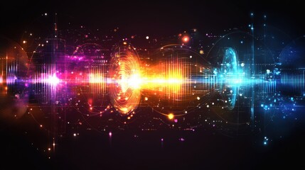 Poster - Abstract Digital Energy Wave