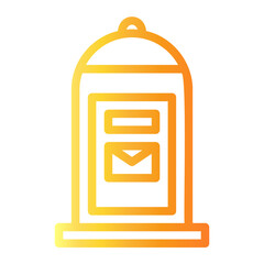 Sticker - mail Line Gradient Icon