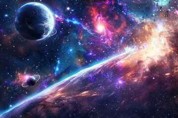 beautiful outer space view