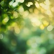 © Web - Spring Green Bokeh: Natural Abstract Background with Sunlight and Summer colours