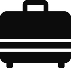 Rounded filled Travel Bag Icon