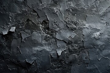 Wall Mural - Old wall texture cement dark black gray background abstract grey color design are light with white gradient background.