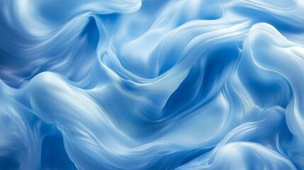 Wall Mural - Abstract Blue and White Swirling Texture