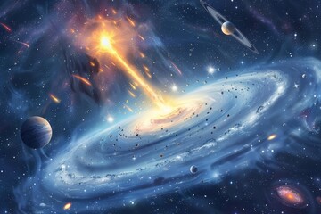 Beautiful Outer Space View