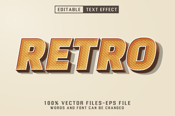 Poster - Retro Editable Text Effect
