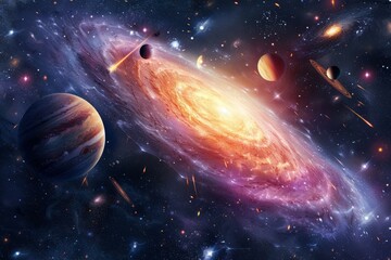 beautiful outer space view