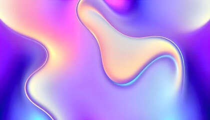 Colourful computer wallpaper Fluid Abstract hologram gradient background 