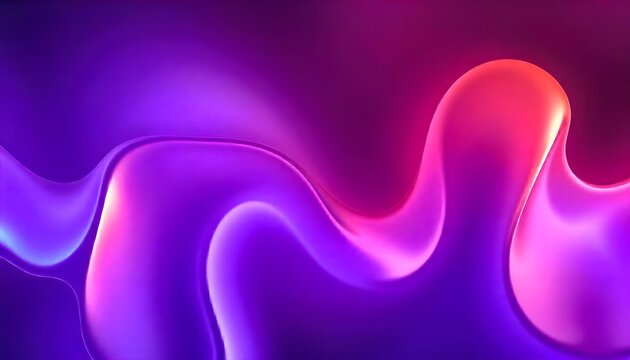 Colourful computer wallpaper Fluid Abstract hologram gradient background 