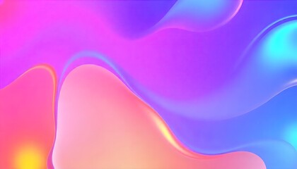 Fluid colors Abstract hologram gradient background suitable for computer wallpaper 