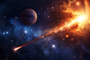 beautiful outer space view