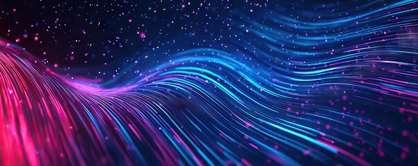 Fototapete - Abstract digital data background. Art can be used in the description of network abilities, technological processes, digital storages, science, education, etc.