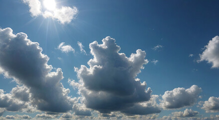 Canvas Print - clouds in the sky