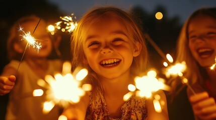 parent and child with candles