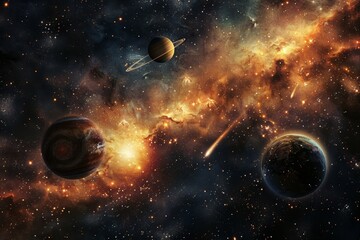 Beautiful Outer Space View