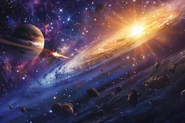 Beautiful Outer Space View