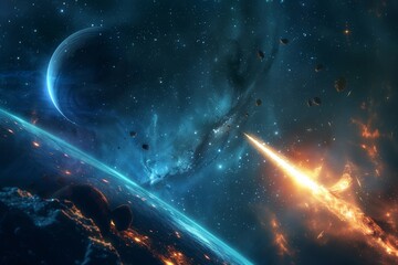Beautiful Outer Space View