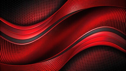 Wall Mural - Abstract red and black background with dynamic pattern, abstract, red, black, background, design, texture, pattern, wallpaper