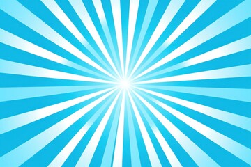 Canvas Print - blue sunburst background backgrounds pattern art.