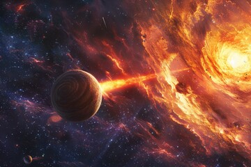 beautiful outer space view