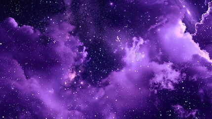 Wall Mural - Purple_Outer_space_night_sky_Space_background