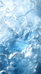 Wall Mural - Abstract Water Bubbles Background 