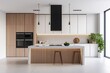 © Thi - A clean, minimalist kitchen with balanced decor, emphasizing functionality and simplicity.