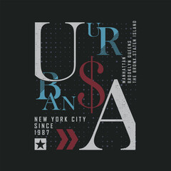 Poster - New york Brooklyn illustration typography. perfect for designing t-shirts, shirts, hoodies, poster, print