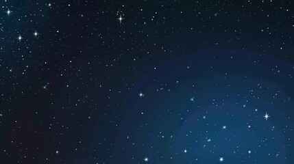 Wall Mural - Vector_Star_field_night_sky_Space_background