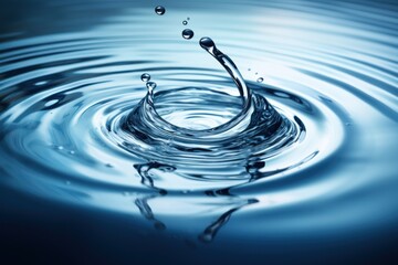 Wall Mural - water drop water wave backgrounds.