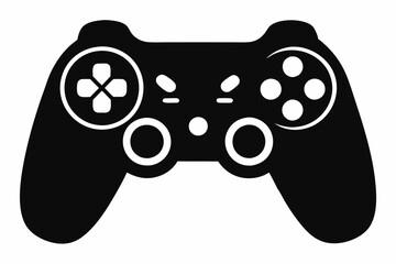 Gamepad icon. Game controller silhouette vector, Video game controller, joystick

