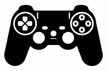 Wall Mural - Gaming controller Silhouette vector, joystick icon silhouette