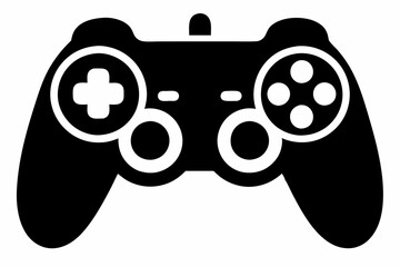 Wall Mural - Gaming controller Silhouette vector, joystick icon silhouette