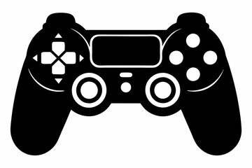 Gaming controller Silhouette vector, joystick icon silhouette