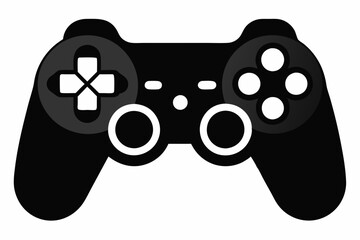 Wall Mural - Gaming controller Silhouette vector, joystick icon silhouette