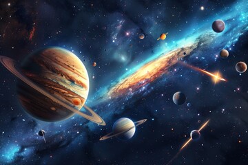 Beautiful Outer Space View