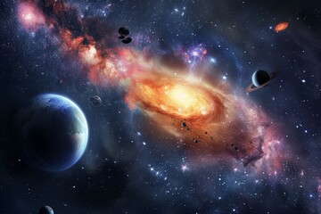 beautiful outer space view