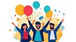 © songwut - Payday party, friends celebrating financial success