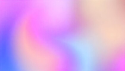 Colourful Holo gradient wallpaper background of purple and blue, Swirling, Render 3D surface and iridescent colors. reminiscent of a cosmic nebula