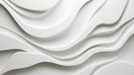 Wall Mural - Minimalistic White Wall Background for Modern Design Generative AI