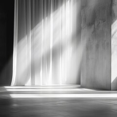 Wall Mural - Empty Stage with Soft Light, Ideal for Product or Event Promotion Generative AI