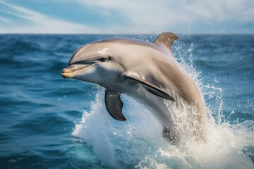 Poster - Dolphin animal mammal fish.