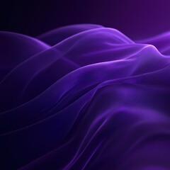 Wall Mural - Abstract Purple Wave Pattern with Subtle Lines