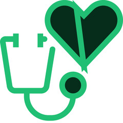 Sticker - illustration of a icon healthcare